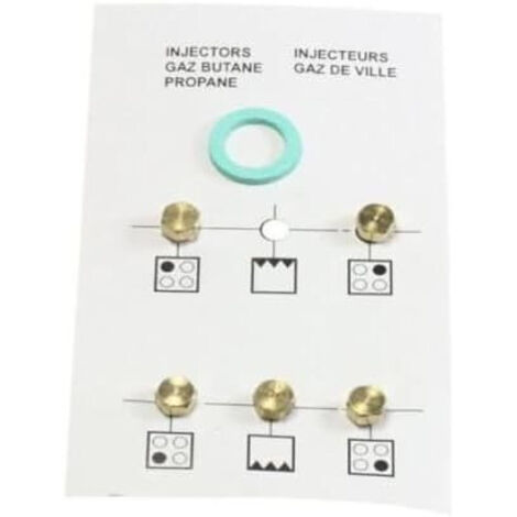 SACHET INJECTEURS GAZ BUTANE POUR CUISINIERE BEKO - 4431910054