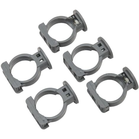 Sachet mit 5 PVC-Halsbändern Ø32mm mit Clips
