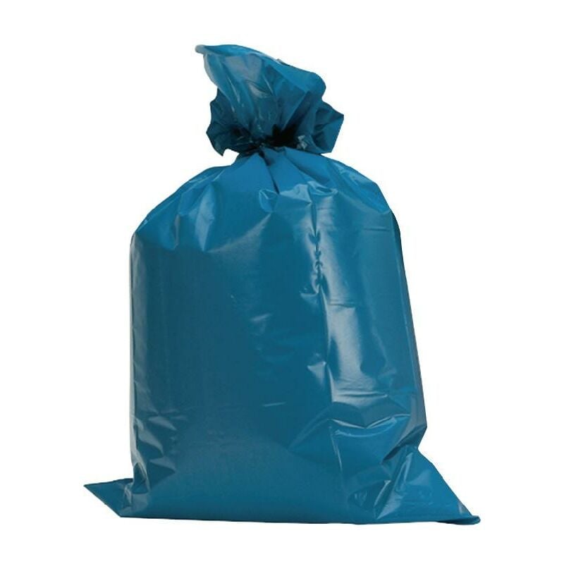 No-Name-Produkt Sac en plastique 120 l LD-PE bleu 60 µm l.700xL1100 mm