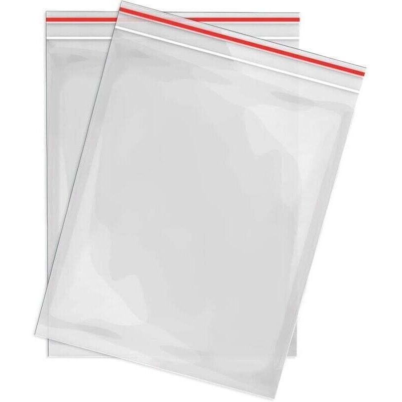 Sachet Plastique Transparent 80x120mm Pochon Lot de 100 sachets à Fermeture Sachet Zip Sac Plastique I Fiable Petit Sachet Transparent I Sacs en
