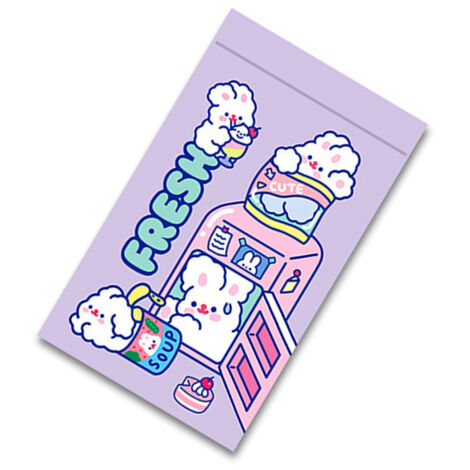 【Sachet】 +【】【】 +【Rabbit】 +【PET CCP】 +【Reusable】 +【22.3x13.5cm】