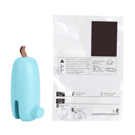Sachet Snack Portable Scellé Machine de Conservation Alimentaire Mini Accessoire Cuisine Vert