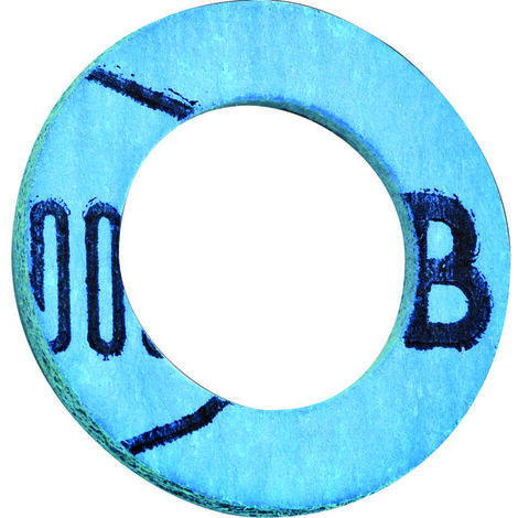 Sachets de 100 joints fibres - Riquier - Bleu - 1/2' - Ep 2 mm