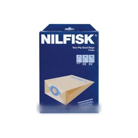 Sachets de 5 sacs pour Aspirateur NILFISK ADVANCE 82095000