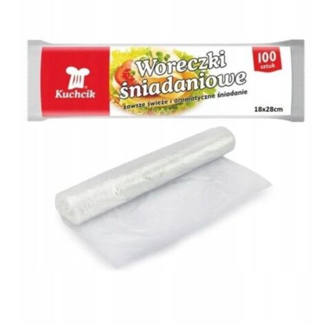 Sachets de Petit-Déjeuner - 100 pièces - 18 x 28 cm - Résistants et Pratiques