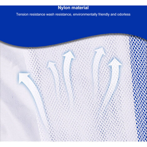 Sachets Filtration Aquarium 10 pièces Nylon Maille Fine 14x20 cm avec Fermeture Éclair