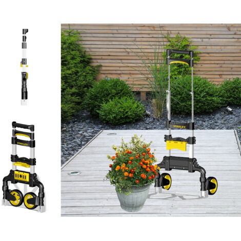 Sackkarre mit Spanngurt klappbar, 60kg Plattform 39x28cm