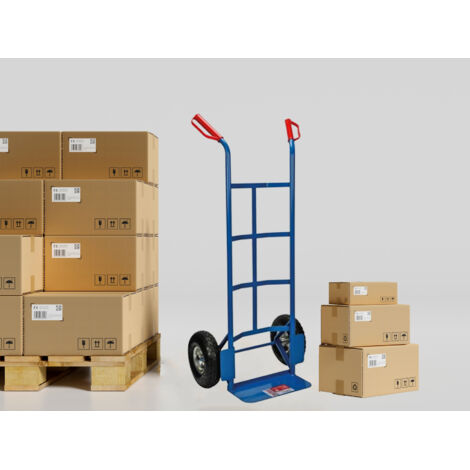 Sackkarre Stahl Luftreifen, bis 200kg 120cm Plattform 35x20cm