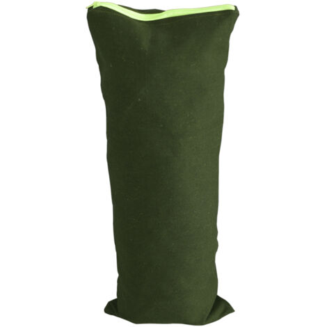 Saco de arena impermeable y resistente a las inundaciones, fabricado en tela no tejida, de 25 x 70 cm, color verde.