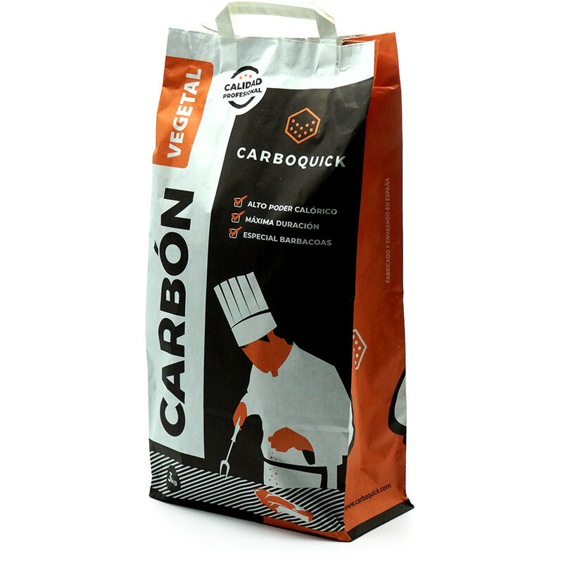 

CARBOQUICK Saco de carbon vegetal 3kg alta calidad carboquick