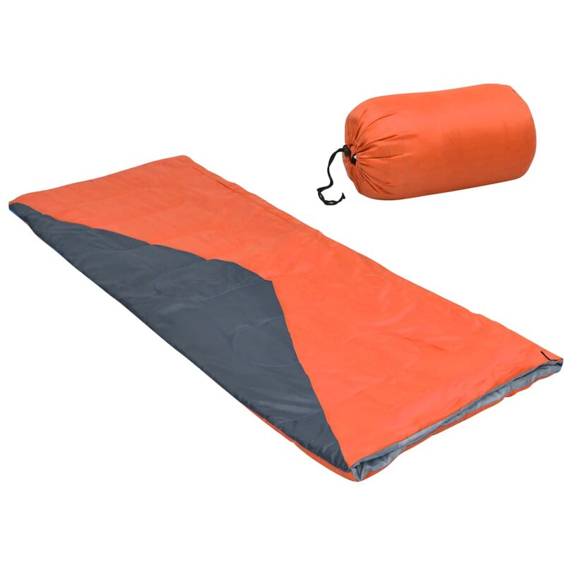 

Saco de dormir de sobre ligero naranja 1100 g 10°C