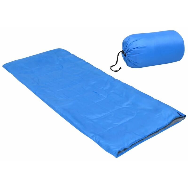 

Saco de dormir ligero para ninos con sobre azul 670 g 15°C