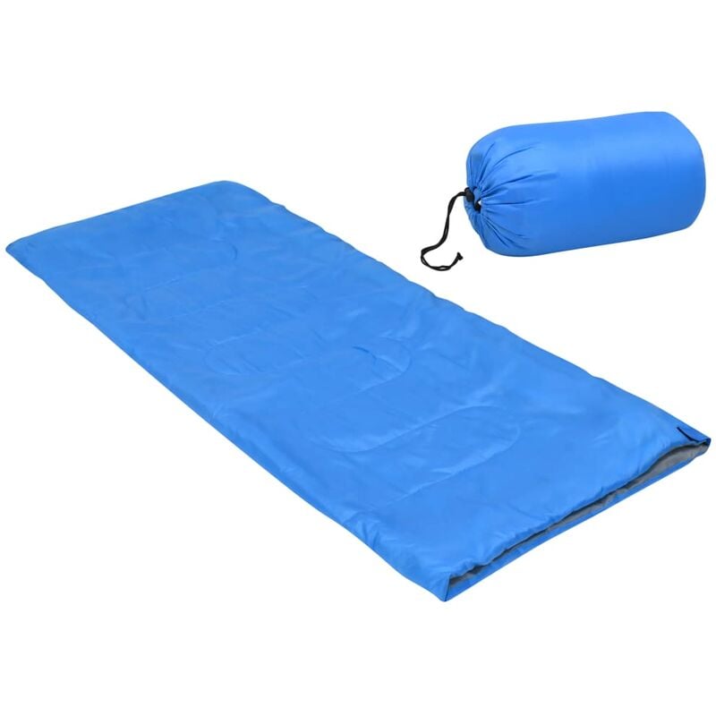 

Saco de dormir ligero para niños con sobre azul 670 g 15°C