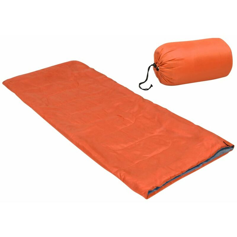 

Saco de dormir ligero para ninos con sobre naranja 670 g 15°C