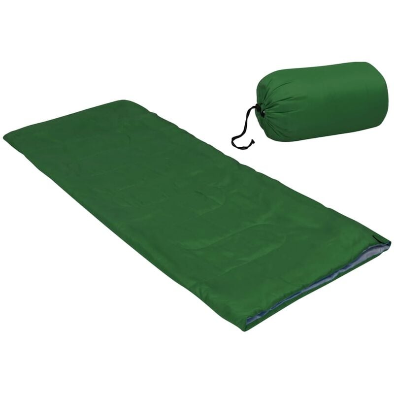 

Saco de dormir ligero para niños con sobre verde 670 g 15°C