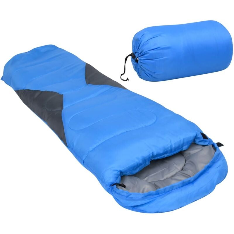 

Saco de dormir ligero para nios momia azul 670 g 15°C - Azul