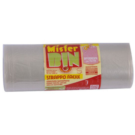 Saco inm. con cierre transparente 70x110 g 60 pz 20 Mr. Bin