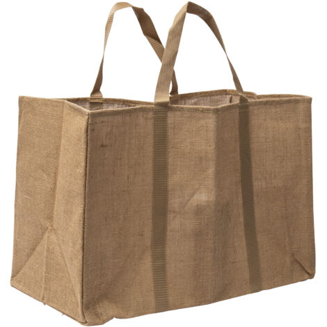 Saco para leña de yute natural WERKA PRO
