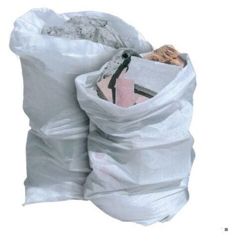 SEIMARK Saco rafia blanco 50 x 80 cm, 10 uds