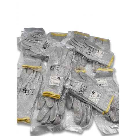 SACOBEL - Gants de protection anti-coupure - Niveau C - HPPE 13G - Dextérité optimale - Neuf - Voir photos