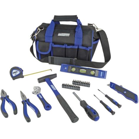 Sacoche à outils complète, 30 pièces - MANNESMAN - M29020