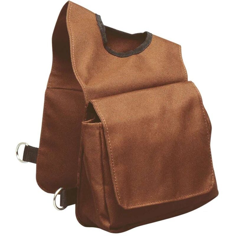 Taglia unica, marrone: Sacoche avant imperméable pour selle western