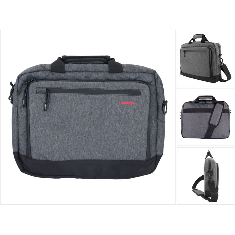 Sonstige - Sacoche Clique pour ordinateur portable 15'' ( 040221 ) avec logo Makita 42 x 33 x 9 cm 12,5 l Anthracite