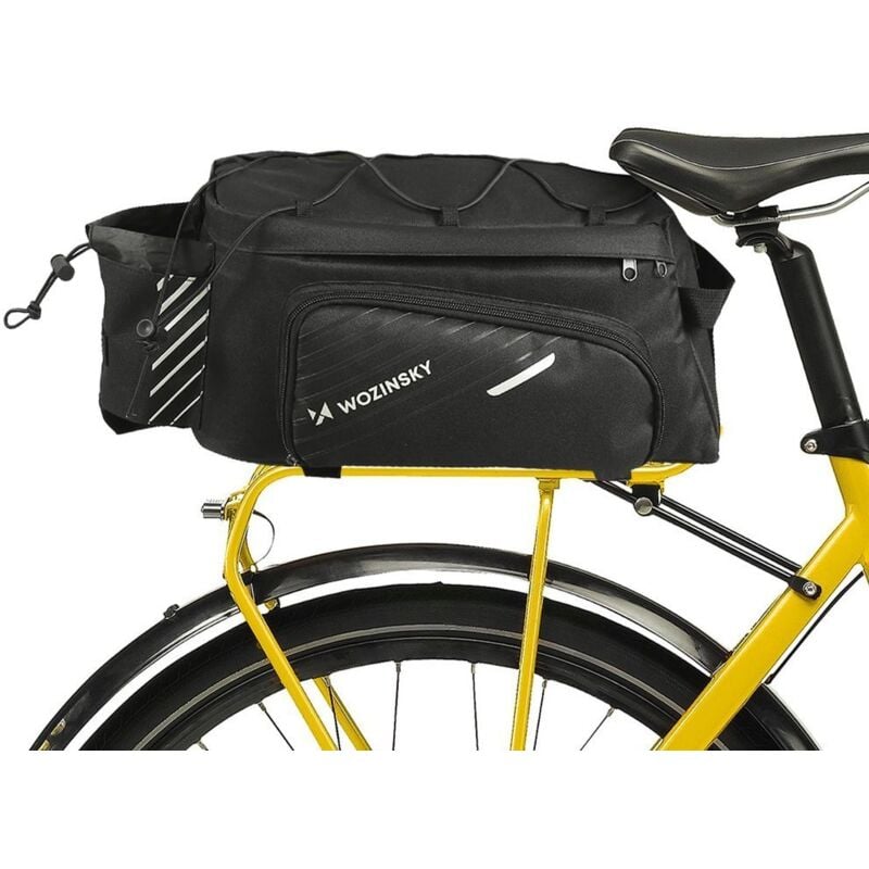 Sacoche de coffre de vélo avec bandoulière, 9l, housse de