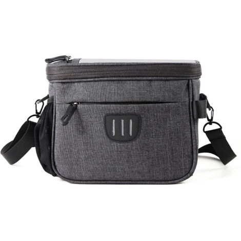 Sacoche de Guidon Vélo, Sac Avant de Vélo Étanche, Sac de Panier de Vélo de Grande Capacité Sacoches de Guidon avec Support pour Téléphon Sac de Rangement Vélo Route Velo Electrique