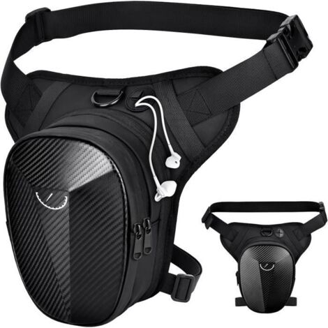 Sacoche de Jambe Moto - Non spécifié - Multifonction - Étanche - Ajustable - Capacité Accrue