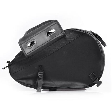Sacoche de moto Sacoche latérale Organisateur de rangement arrière universel 36-58 L avec housse imperméable