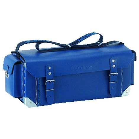 Sacoche de plombier en cuir véritable bleu mod. vega