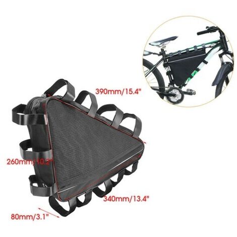 Sacoche de protection pour batterie lithium-ion pour VTT électrique, cadre triangulaire-AquaForge