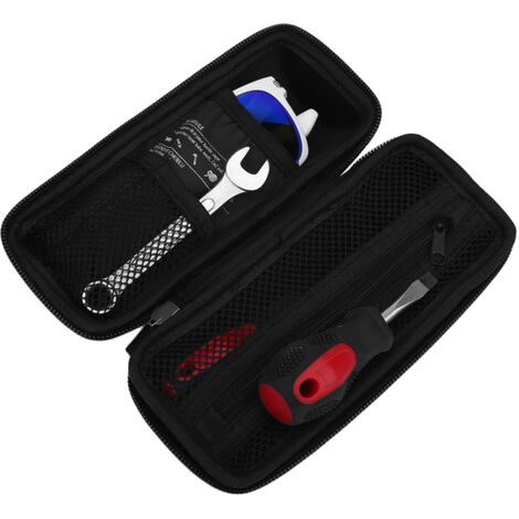 Sacoche de réparation étanche pour VTT, kit d'outils de maintenance vélo, boîte de rangement noir