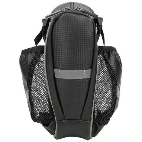 Sacoche de selle arrière pour vélo pliant 2024, porte-bidon, accessoires de cyclisme, noir et gris