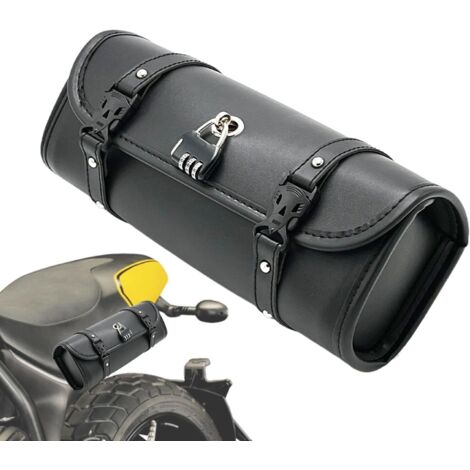 Sacoche De Selle pour Moto - Sac De Guidon De Moto - Sacoches Roll avec