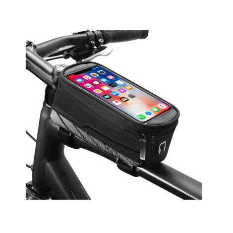 Sacoche Vélo Téléphone Étanche, Support Sac de Vélo Cadre avec Ecran  Tactile Sensible Guidon Pochette Vélo VTT pour 6.5 Smartphone - Cdiscount  Sport