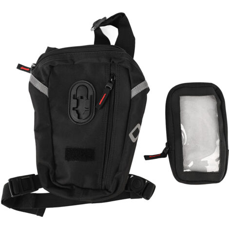 Sacoche de vélo étanche grande capacité, poche téléphone détachable pour écran tactile, idéale pour voyage et camping.