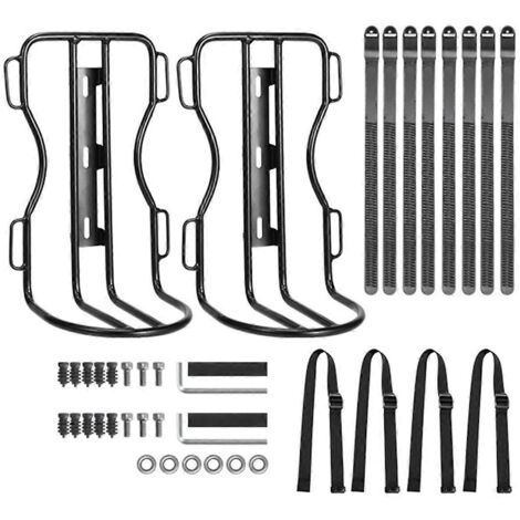 Sacoche de vélo portable 10L avec support de charge (lot de 2), comme illustré