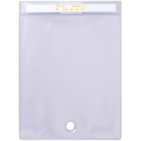 Sacoche en polyvinyle Facom, transparente, avec fermeture  BC.SACVE
