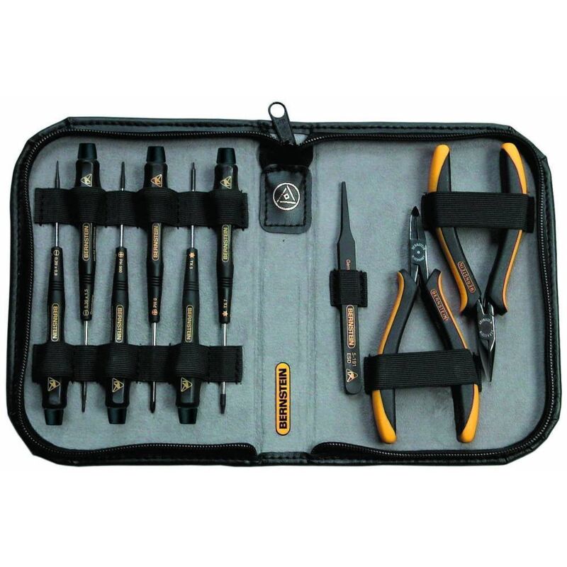 Sacoche à outils non équipée Bernstein Tools For Electronics 2251 esd (l x l x h) 190 x 135 x 35 mm