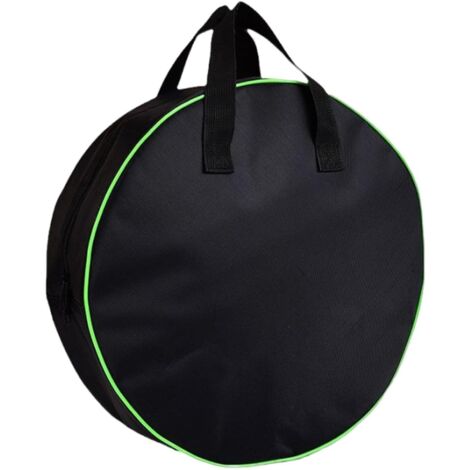 Sacoche pour câble de recharge de véhicule électrique, sac de rangement portable pour câble, câble de recharge durable et étanche pour véhicule électrique, tuyau d'extension et câble (vert)