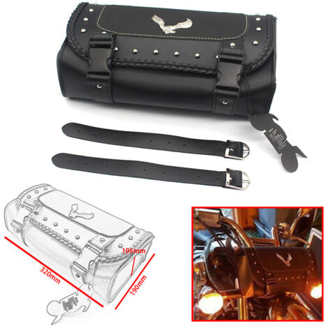 Sacoche universelle en cuir modifié pour moto Harley Prince Earth Eagle King Cruiser, sacoche latérale, sacoche suspendue, sacoche à outils
