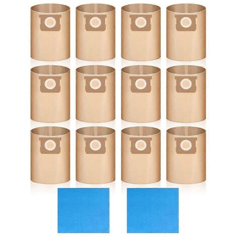 Sacs 19-3100 pour aspirateurs eau et poussière de 5 à 6 gallons, sacs à poussière jetables, filtre réutilisable, ensemble 19-1500-AquaForge