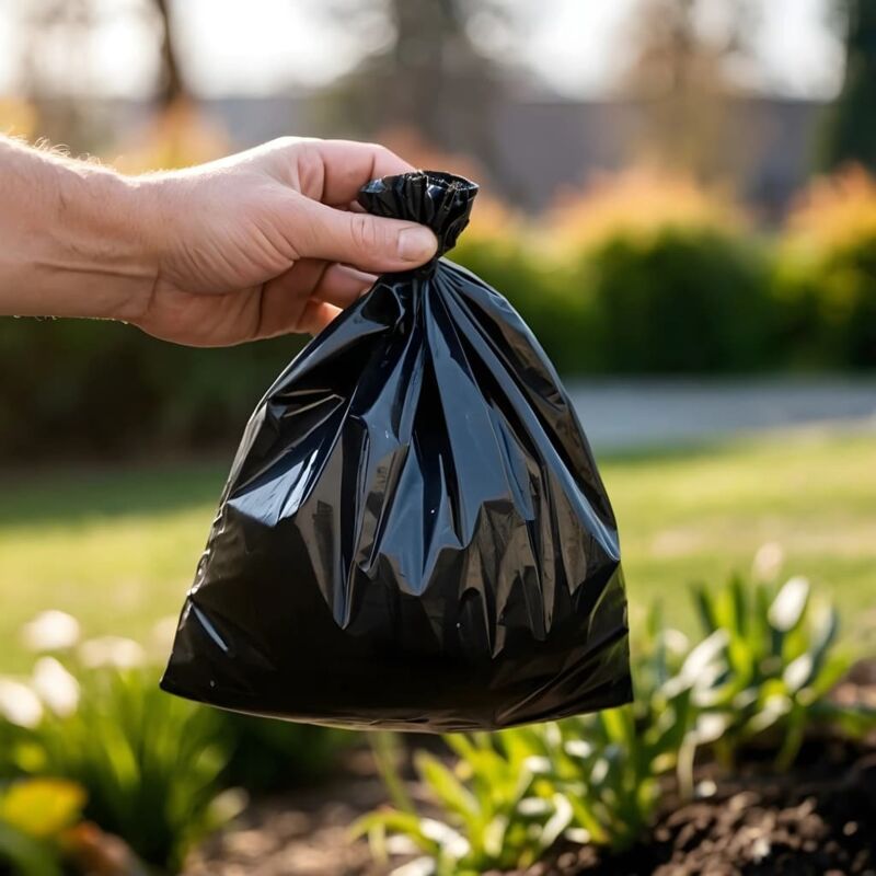 Sacs à crottes pour chiens 750 pcs noir 30x20 cm PE vidaXL