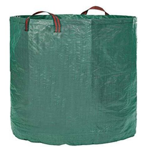 Sacs à déchets de jardin, sacs réutilisables pour jardin, pelouse, feuilles, conteneur de débris, bac à herbe, collecteur de feuilles de piscine, 60 litres