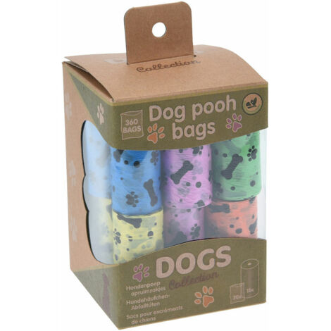 Sacs à Déjections Canines 360 Unités Lot économique, Grande Quantité - Dogs Collection