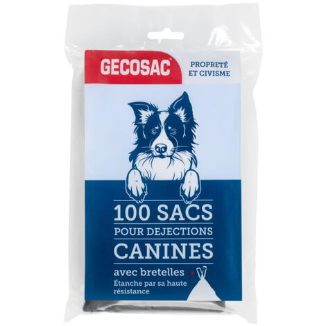 sacs à déjections canines x100 - gecosac