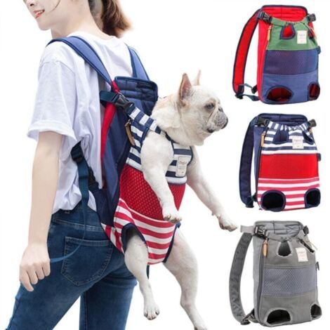 Sacs à Dos pour Chiens Moyenne et Grande Taille Sac de Transport pour Chien Chats Sac ventral Chien Voyage, Camping, supporte jusqu'a 12kg