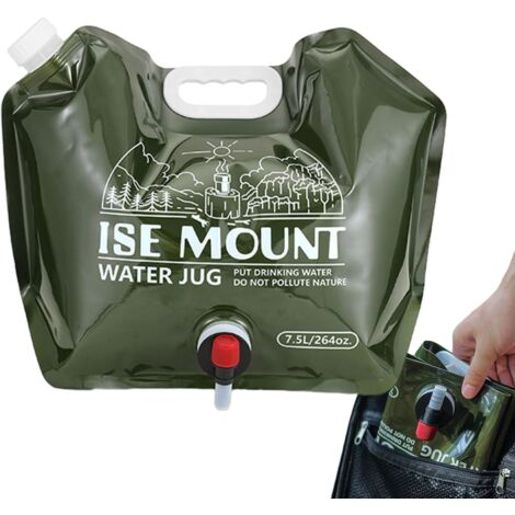 Réservoir D'Eau Pliable 30 L – Seau Camping Souple, Grand Goulot, Poignée Robuste, Idéal Randonnée & Van Life